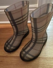 Burberry Kids rain boots girls boys size 27 US 9 preschool