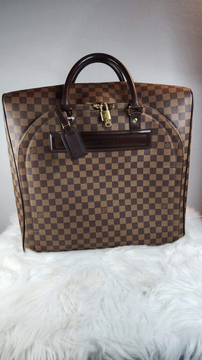 Louis Vuitton Nolita Damier Ebene Satchel Bag Brown