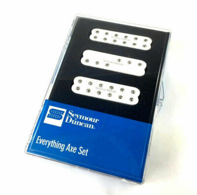 Seymour Duncan Everything Axe Stratocaster Pickup Set SJBJ-1b SDBR-1 SL59 White