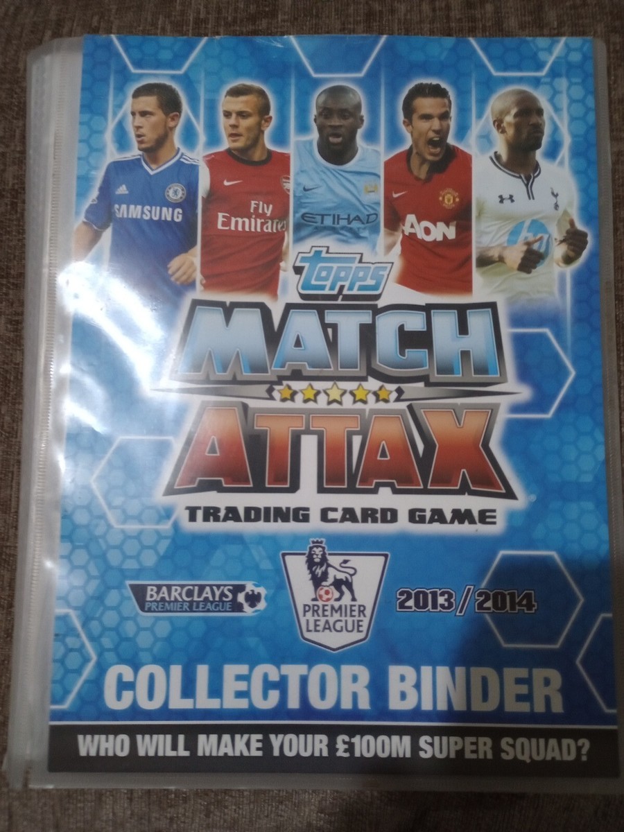 Topps Match Attax Trading Card Game Collector Binder With Cards. Used. With  Wear