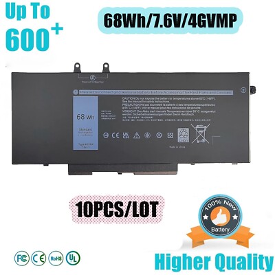 10PCS 4GVMP 9JRYT C5GV2 BATTERY FOR DELL Latitude 5400 5500 Precision 3540 US