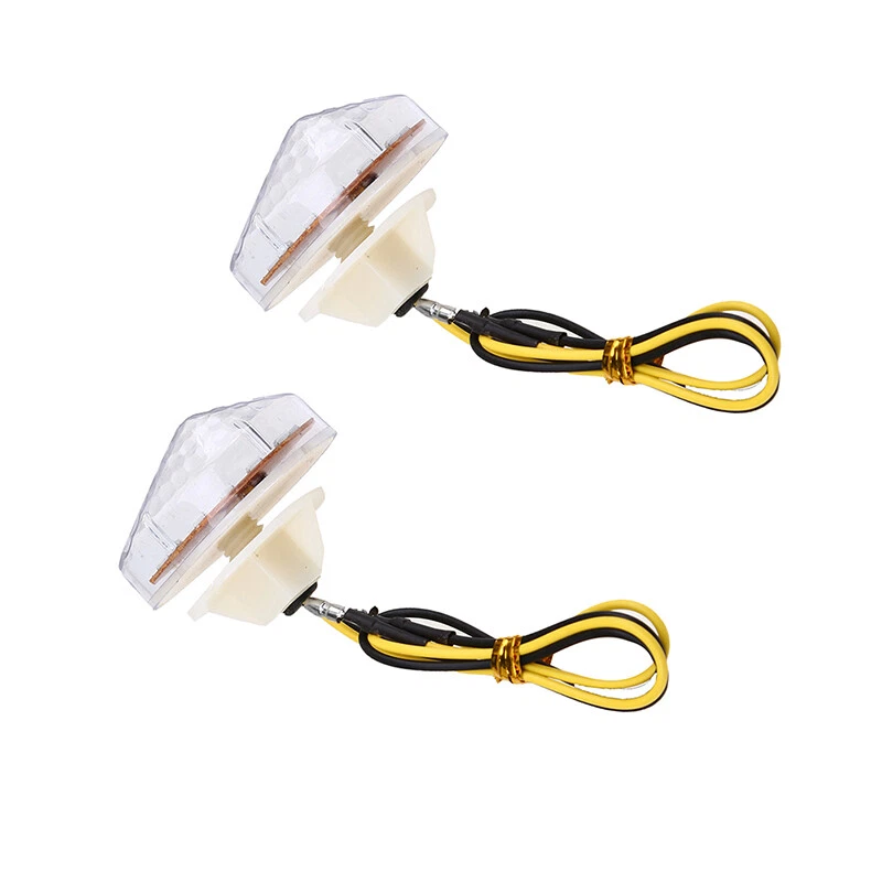 2X LED montagem embutida luz de seta dianteira motocicleta para Honda CBR600RR 03-12 - Imagem 3 de 4
