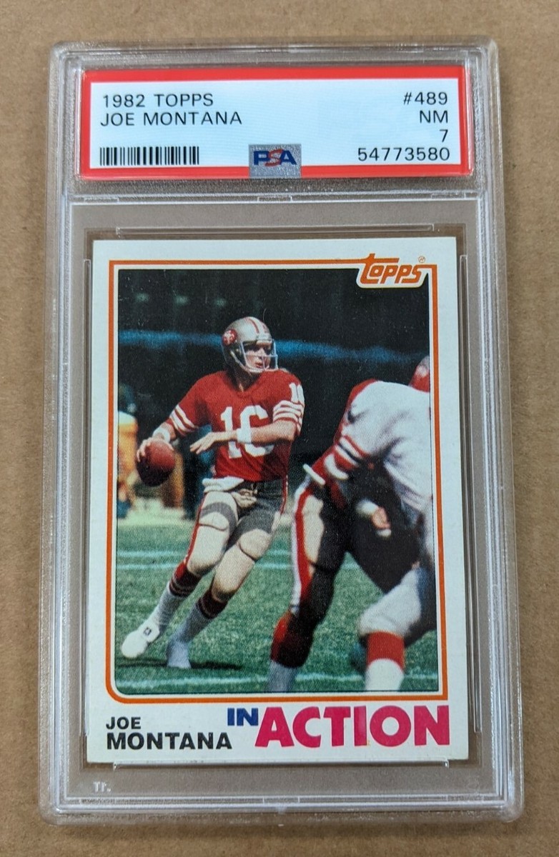 1982 TOPPS #489 JOE MONTANA PSA 7 NEAR MINT | eBay