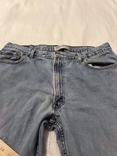 Levis 505 Jeans Mens Size 40x32 Blue Denim Regular Fit Straight Leg Medium Wash