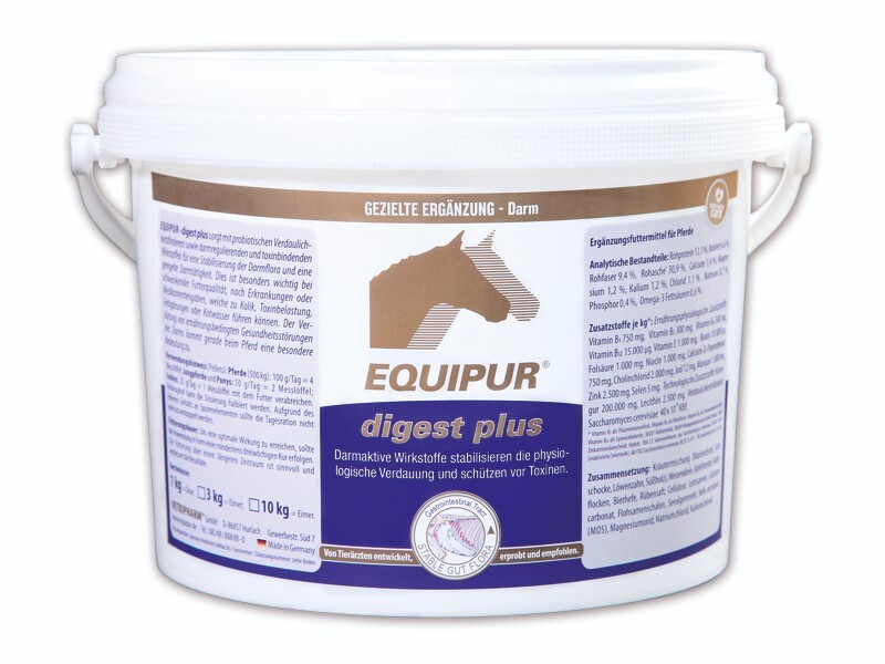 Equipur digest plus Pellets 3000 g | Pferd Verdauung Kotwasser