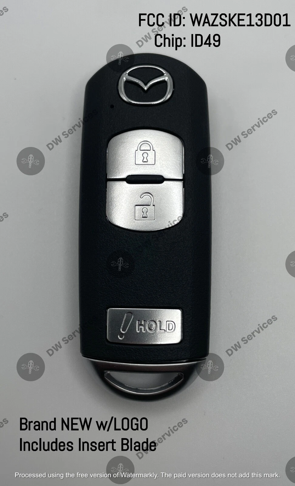NEW! GENUINE OEM Mazda CX-3 / CX-5 / CX-9 / 3 5 remote SMART key Fob WAZSKE13D01 image 2