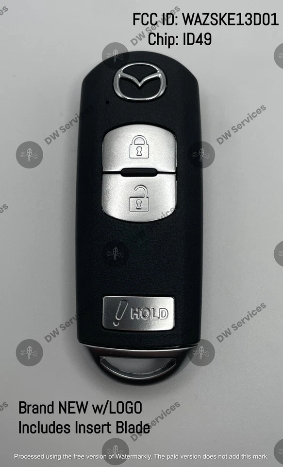 ¡NUEVO! GENUINO OEM Mazda CX-3 / CX-5 / CX-9 / 3 5 mando a distancia LLAVERO INTELIGENTE WAZSKE13D01 Foto 2 de 4