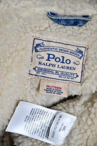 Polo Ralph Lauren Icon Mountain Sherpa Sikeston Denim Trucker Jacket size 2XL - Picture 9 of 11