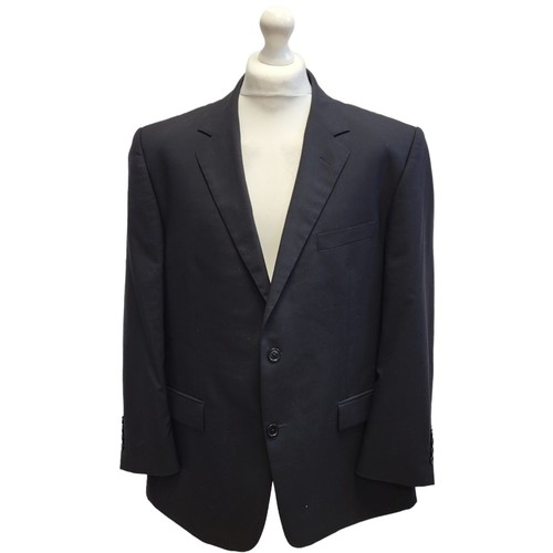 Jaeger Marineblau Wollmischung Anzug Blazer Jacke UK Herren XL 46" CC672