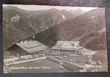 vtg postcard RPPC badgestein bellevue alm 1500 m salzburg Austria