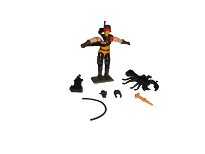 Gi Joe 1991 Desert Scorpion minty missing 2 accessories cobra Desert Scorpion