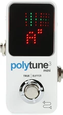 POLYTUNE 3 MINI Tiny Polyphonic Tuner with Multiple Tuning Modes and Built-In BO