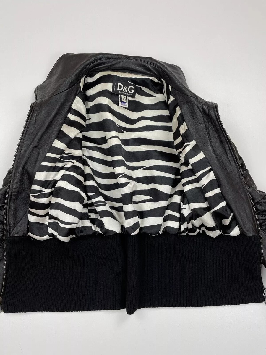 Vintage D&G Dolce & Gabbana y2k Leather Transformer Jacket 2000