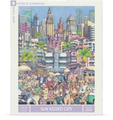 Sun Kissed City 500 Piece Jigsaw Puzzle NYPC New