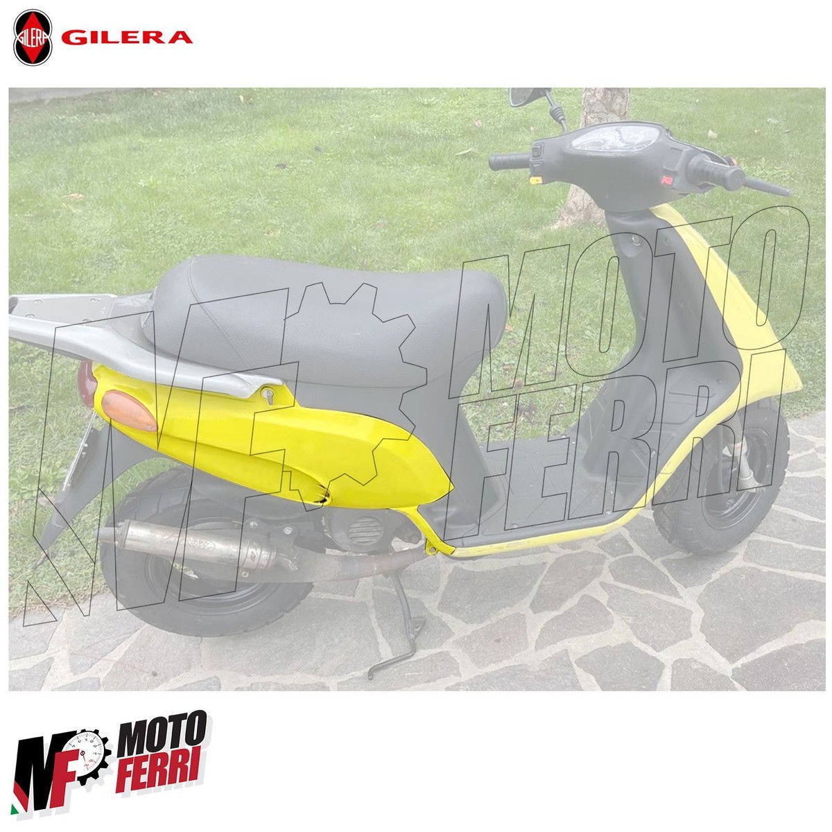 Gilera Runner 125cc Grey And Yellow Typhoon 125 Piaggio Gilera