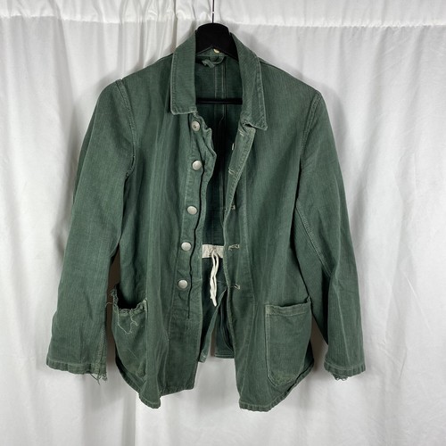 Original WWII German Heer Trellis Jacket Work Linen