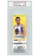 Stephen Curry Autographed 2013 NBA Playoffs Round 1 Game 6 PSA 10 PSA/DNA 10