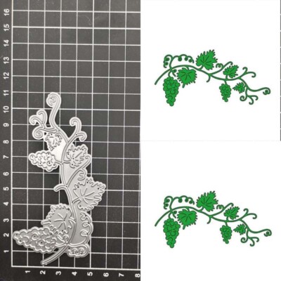 Grape Leaf Vine Metal Cutting Dies Card Making DIY Scrapbooking Embossed Stencil