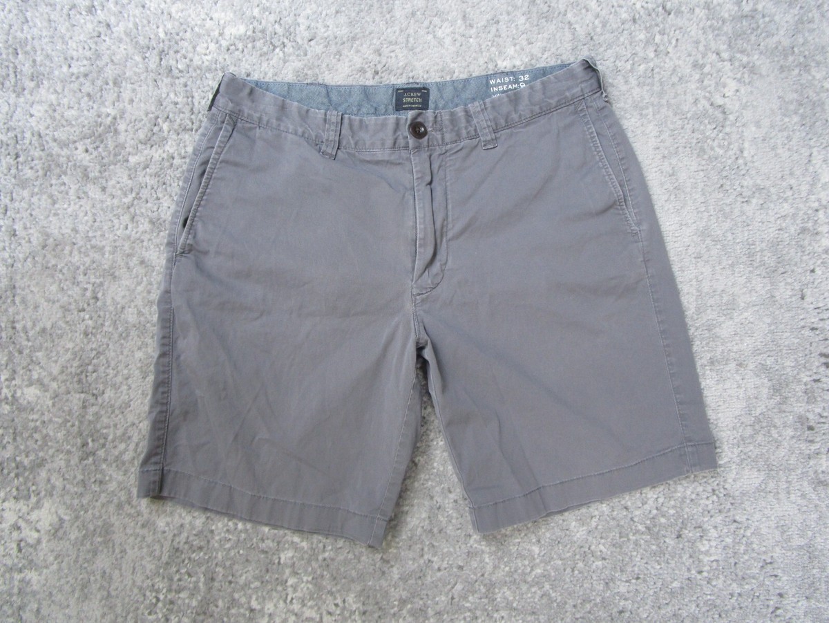 J Crew Shorts Mens 32 Chino Grays Bottoms Skatewear Casual Stretch