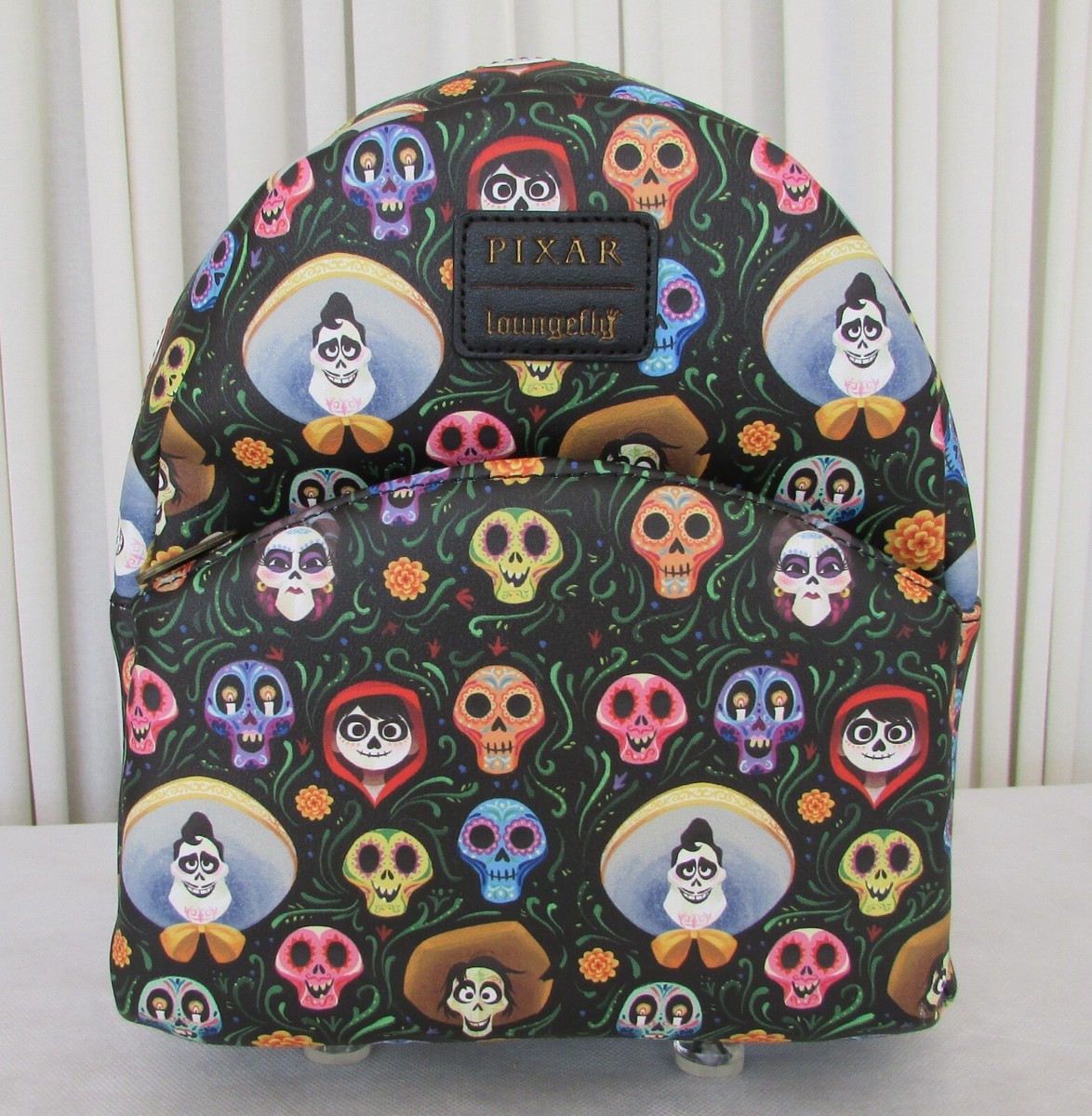 Loungefly Pixar Coco mini backpack NWT Loungefly Disney Pixar Coco Floral Mini Backpack (BoxLunch  main image 2