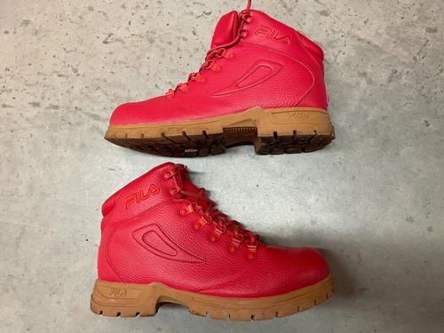 red fila boots