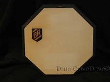 6" REAL FEEL PRACTICE PAD, 2002 EMBOSSED "HQ" SINGLE SIDED YELLOW, with STAND