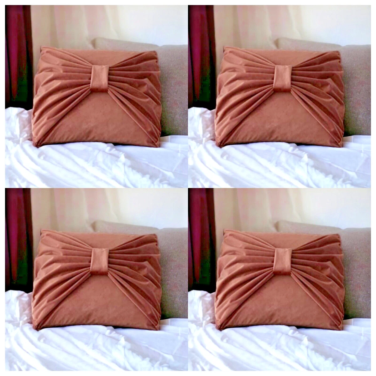 Rose gold pink cushions cheap