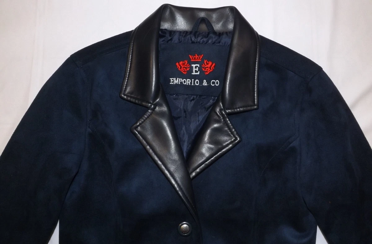 Emporio Armani Coats, Jackets & Vests for Suede Outer Shell Women