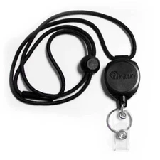 KEY-BAK USA Sidekick Lanyard with Retractable ID Badge & Key Reel - Heavy Duty