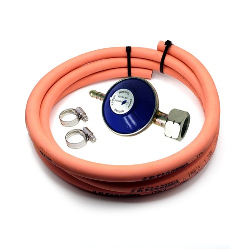Butane Gas Regulator Screw On Type Fits Calor 4.5kg Included HP Hose