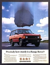 1992 Land Rover Range Rover SUV photo "How Sturdy is It?" vintage promo print ad
