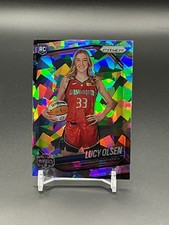 2025 Panini Prizm WNBA #145 Lucy Olsen - Ice Prizm RC