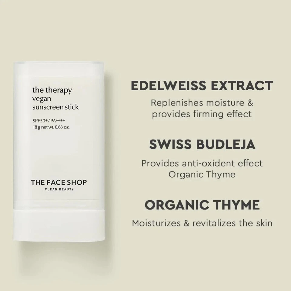 Protector solar en barra The Face Shop The Therapy SPF50+ PA++++ 100 g Foto 3 de 4