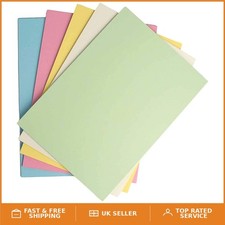 Image of A3 220gsm Assorted Pastel Card Pack of 50 - Perfect for Crafts & Presentations