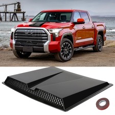 For Toyota Tundra Gloss Black Air Intake Flow Hood Scoop Vent Turbo Bonnet Cover