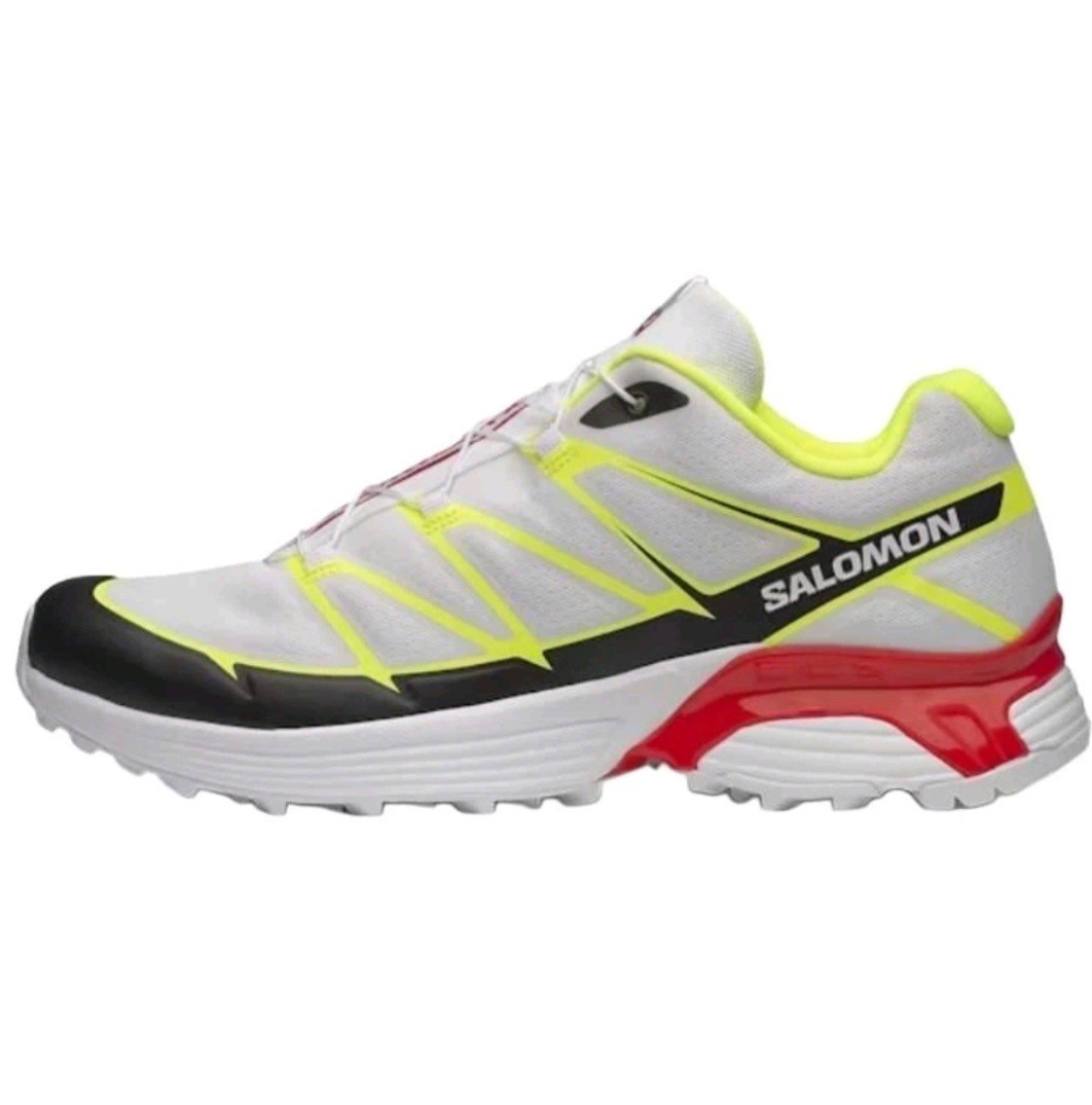 Size 11 - Salomon XT-Pathway 2 White Safety Yellow Fiery Red 479839