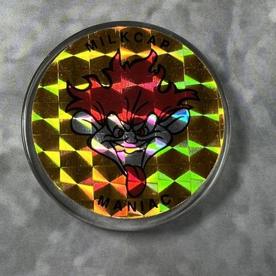 Milk Cap Maniac Holographic 1/4 Inch Acrylic Plastic Slammer