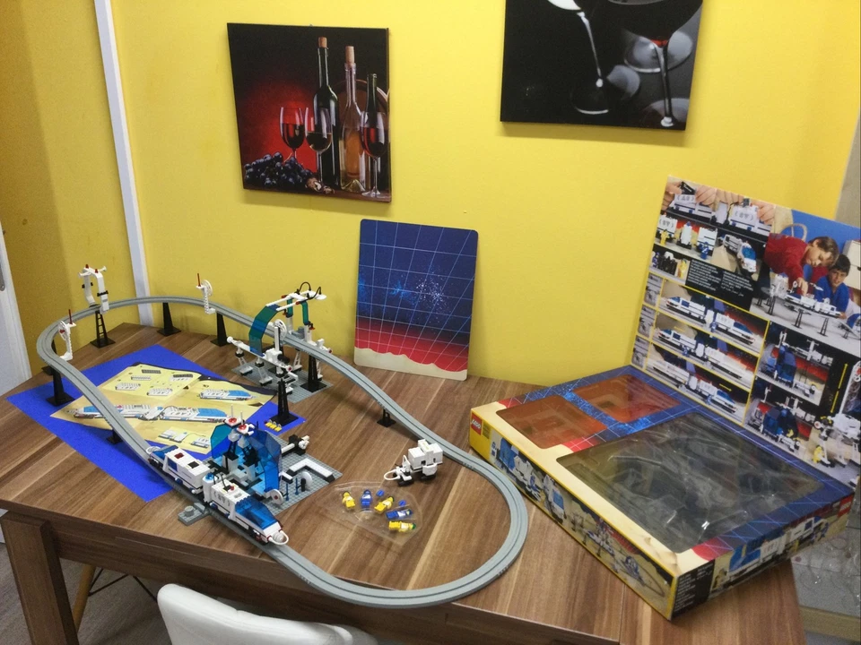 LEGO 6990 Monorail Classic Space 100% OVP Inlays Top Sammlerzustand  - Bild 4 von 4