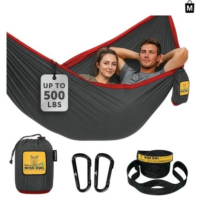 Durable Outdoor Hammock - 500 lbs Capacity, Quick-Dry Nylon for Any Adventure
