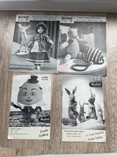 Vintage Knitting Pattern Toys Original 1940?s 1950?s