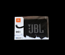 JBL Go 3 Portable Bluetooth Waterproof Speaker - Black - Brand New