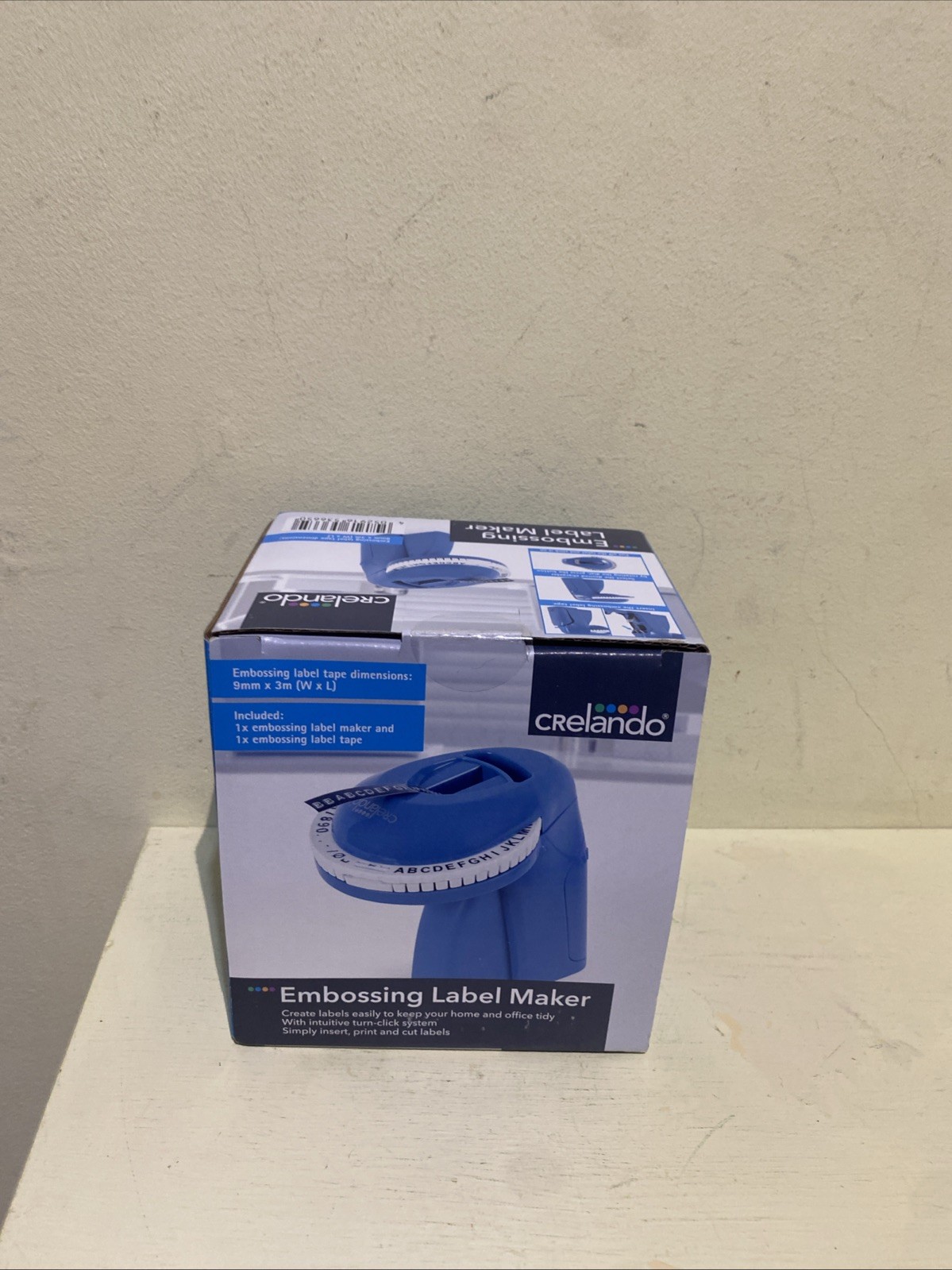 Crelando Embossing Label Maker With 1 Tape