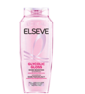 LOreal Paris Elseve Glycolic Gloss Shampoo 400ml Shine Hair Care Repair Plus UV