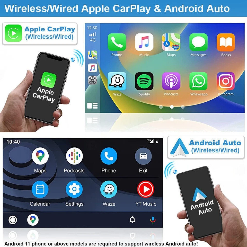 Radio estéreo para automóvil Chevrolet Impala 2006-2013 Android 13 Carplay GPS navegación WIFI Foto 3 de 4