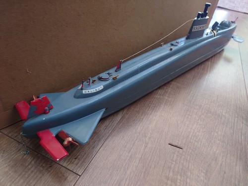 Submarine Kits Rac ITC USS Halibut Diving Submarine motorized plastic model kit Fully ...