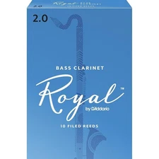 Rico Royal Bass Clarinet Reeds #2 Box of Ten (10) Best Deal Music Store Closing
