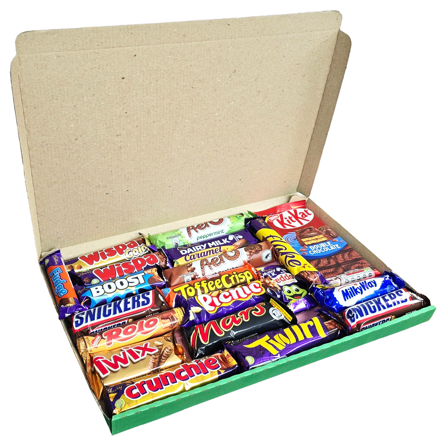 Huge 20 Chocolate Bar Gift Hamper Cadbury Nestle KitKat Variety Father's Day Dad