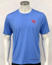 Peter Millar Dayton Flyers Performance Crew Neck Shirt Blue Mens Medium Nwt Peter Millar Dayton Flyers Performance Crew Neck Shirt Blue Mens Medium Nwt