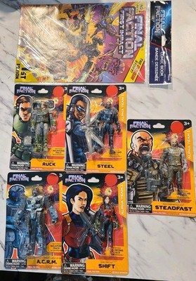 Final Faction Alpha Team 1 Series 1 Figures w/Magazine  - New (Minor Card Wear)
