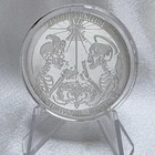 Very Rare 2016 Chautauqua Cryptic Conflict 1 oz .999 Silver Round BU [E8]